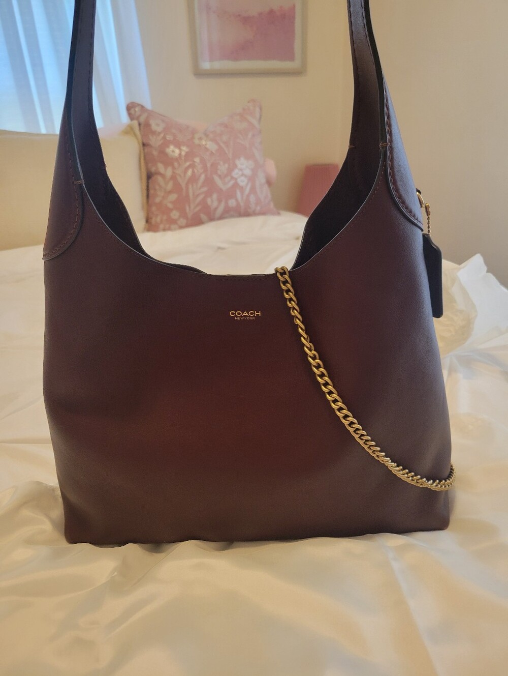 Coach Brooklyn 34 in Merlot - Picture 14 of 16